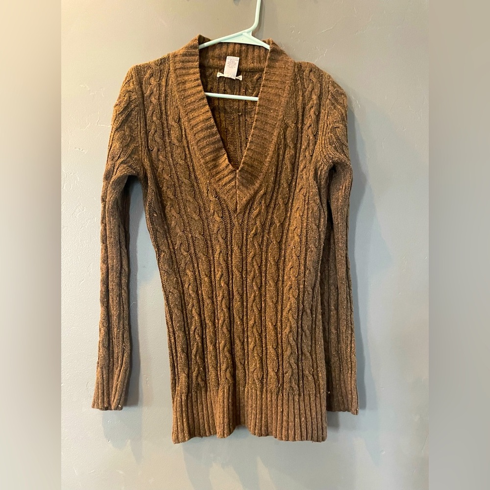 Women’s brown wool sweater